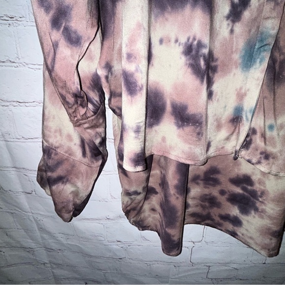 Mind Set by‎ XCVI tie dye boho tunic shirt size M - Picture 4 of 8